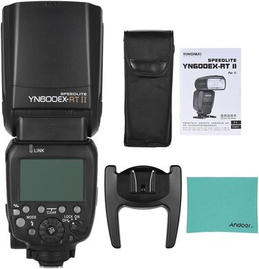 Спалах YONGNUO YN600EX-RT II: професійний TTL Master для Canon з бездротовим зв'язком 2.4G та HSS 1/8000s