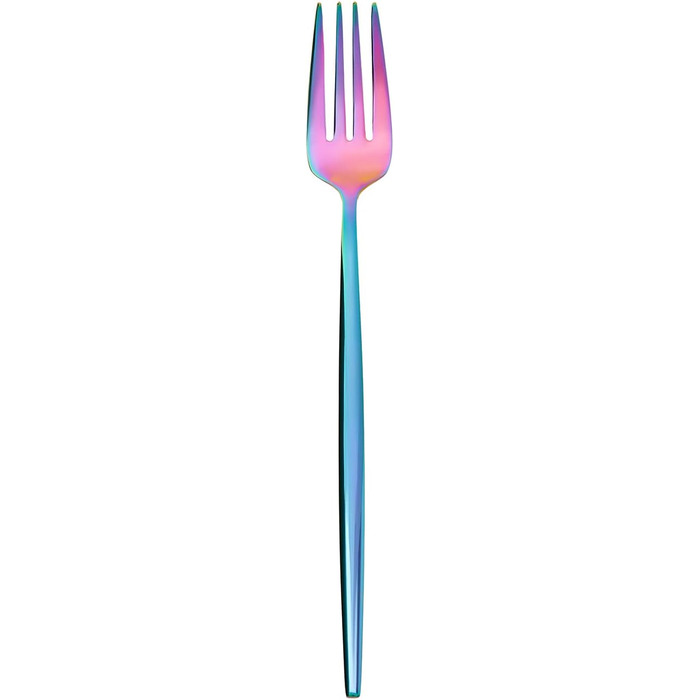 Karaca Orion Matte Rainbow 30-Piece Cutlery Set for 6 People - Cutlery, Knives, Forks, Dessert Forks, Stainless Steel, Dining Cutlery, Table Cutlery Set - Healthy and Hygienic, Modern Design