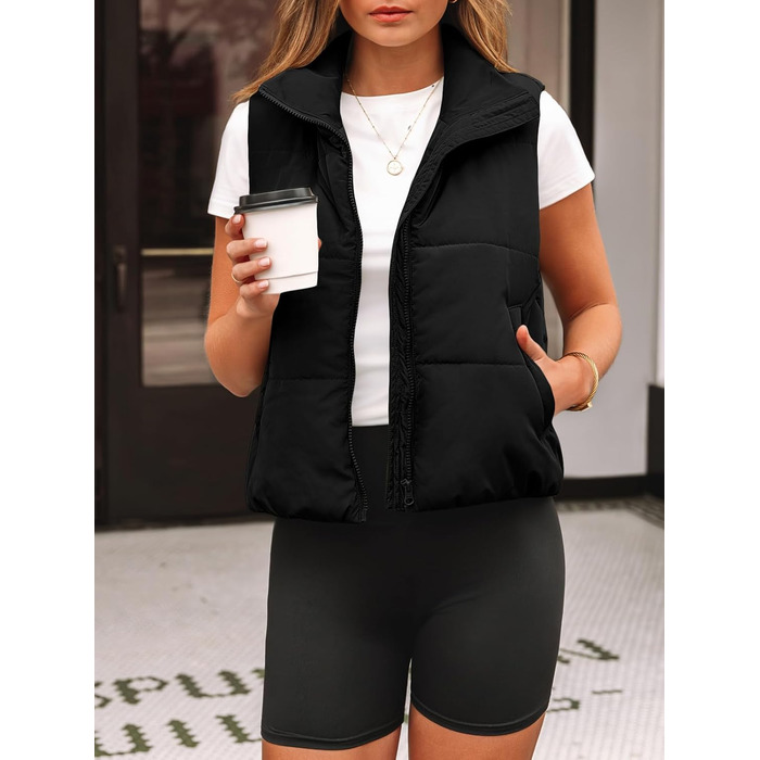 Жіноча жилетка AUTOMET з пуховим наповнювачем, чорна