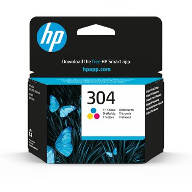 Оригінальний кольоровий картридж HP 304 (триколірний) для струменевих принтерів HP