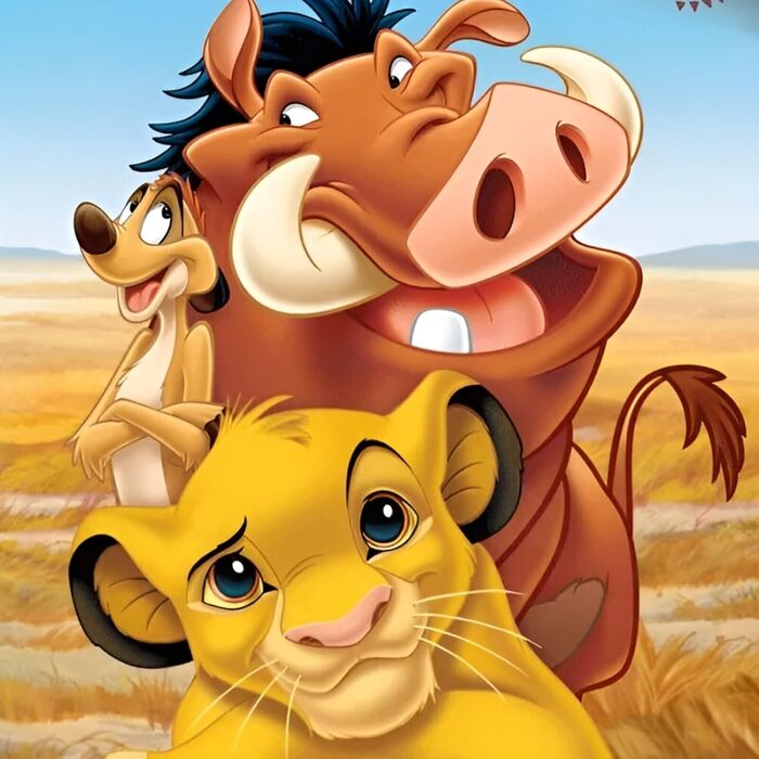 Комплект постільної білизни Disney 'Король Лев' для малюків та дітей (100x135 см + 40x60 см) – 100% бавовна – Офіційний ліцензований продукт