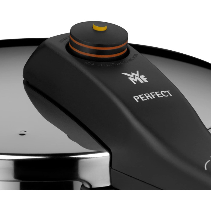 Швидковарка WMF Perfect One 8,5л з індукційним дном, для приготування на пару, з великим звуковим сигналом, 2 режими, знімний ручка кришки, Cromargan нержавіюча сталь