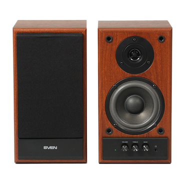 Комплект акустичних систем 2.0 SVEN SPS-702 40 Вт, коричневий
