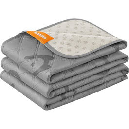 Водонепроникний килимок для собак Feandrea, 178 x 76 см, захист для авто, диванів, машинне прання, антиковзаюча підкладка, стеганий дизайн, тауновий (PPB025G01)