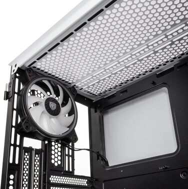 Корпус для ПК Kolink Citadel Mesh Micro-ATX RGB з прозорою бічною панеллю (білий)