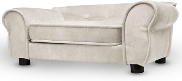 Диван для домашніх тварин MG Design темно-зелений: міцний дерев'яний каркас, м'яке оздоблення, легкий у догляді. Підходить для собак та котів, готовий до використання. Розмір W12 (Ширина – W01)