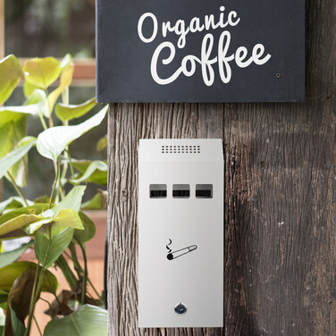 Relaxdays White Wall-Mounted Cup Holder