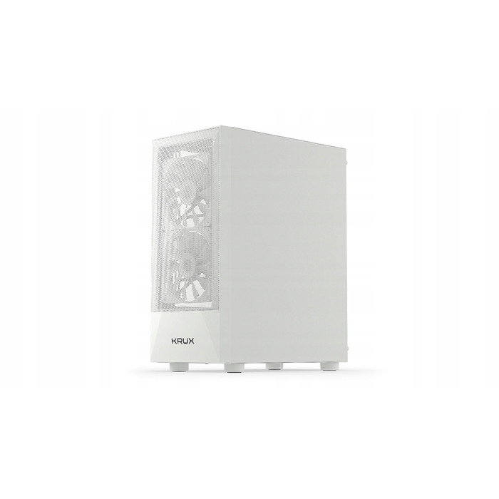Корпус для ПК Krux Vako RGB ATX, загартоване скло, вентилятори 2x140мм 1x120мм, білий