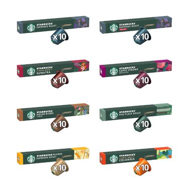 Капсули для кави Nespresso STARBUCKS Discovery Variety Pack – 100 шт. (різні смаки)
