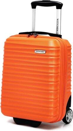 Чемодан на колесах WITTCHEN Groove Line L, чорний. Жорсткий корпус ABS, 4 колеса, кодовий замок, підходить для Lufthansa/Eurowings/Ryanair