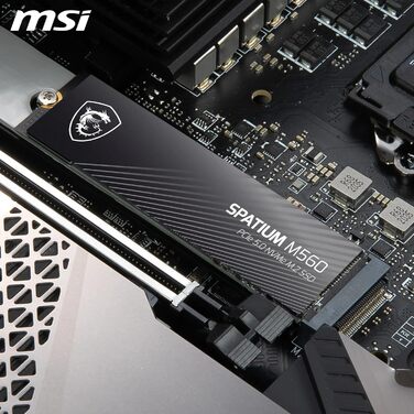 SSD MSI SPATIUM M560 2TB PCIe 5.0 NVMe M.2 – Швидкий внутрішній накопичувач з 3D NAND та захистом даних