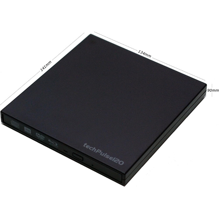 Зовнішній корпус для Slim SATA HDD/SSD накопичувачів techPulse120 USB 3.0, 9.5 мм (без диска)