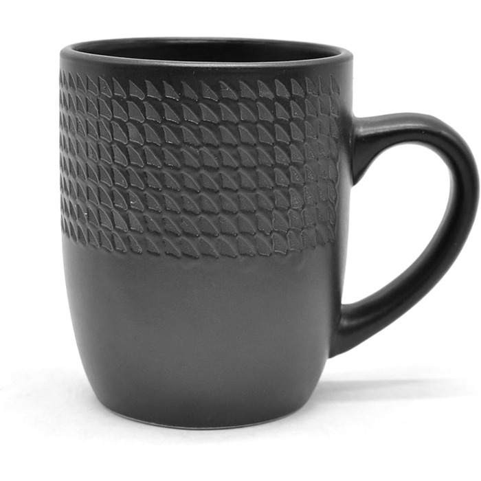 Сервіз посуду 'BlackStyle' від ECHTWERK (30 предметів) - для 6 осіб. Складається з: 6 тарілок, 6 тарілок для закусок, 6 мисок, 6 чашок, 6 супових тарілок. Матеріал: кераміка.