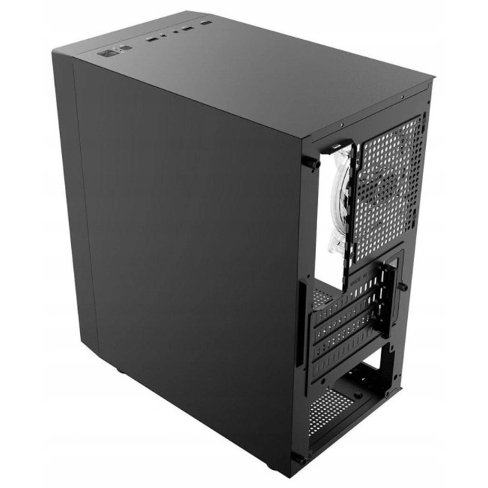Ігровий комп'ютерний корпус Logic Atos ARGB mini, чорний, 3 вентилятори