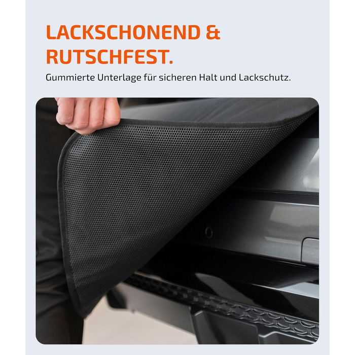Захист для багажника автомобіля [З М'ЯКОЮ ПОВЕРХНЕЮ & ВОДОНЕПРОНИЙ] – Універсальний килимок для багажника, підходить для легкових автомобілів та SUV – Захист для багажника від бруду, подряпин та води (100x150 см)
