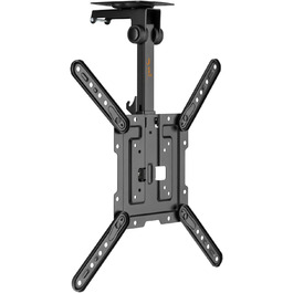 Кріплення для монітора My Wall HL45-3L на стелю, 58-140 см, чорний, регульований (нахил, поворот)