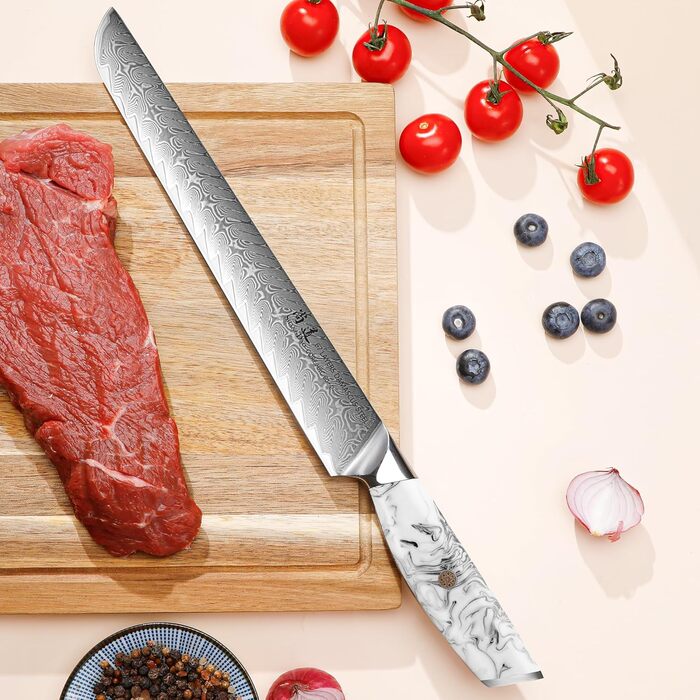Японський ніж SHANGDAO Kiritsuke 20 см, 67 шарів сталі, ніж для суші та нарізки, професійний ніж для кухні