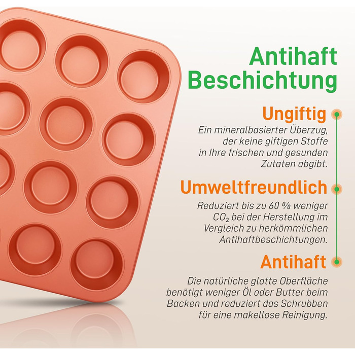 Набір для випічки Nutrichef 10 предметів з антипригарним покриттям. Включає: форма для кексів, форма для тортів, дека для піци, форма для мафінів, форма для хліба та інше. Можна мити в посудомийній машині, складається. Чорний (мідний)