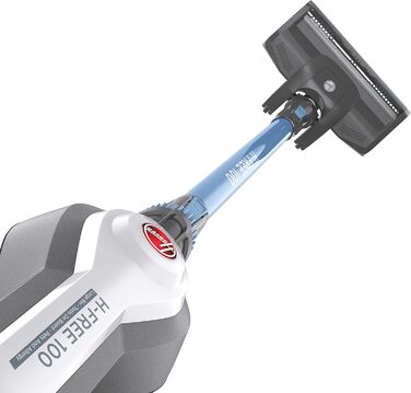 Пилголом Hoover HF122PTA011, вузький, сірий/блакитний