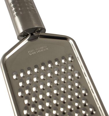 Подрібнювач часнику Fackelmann OVALGRIFF з нержавіючої сталі, ергономічна ручка, сріблястий, 1 шт.