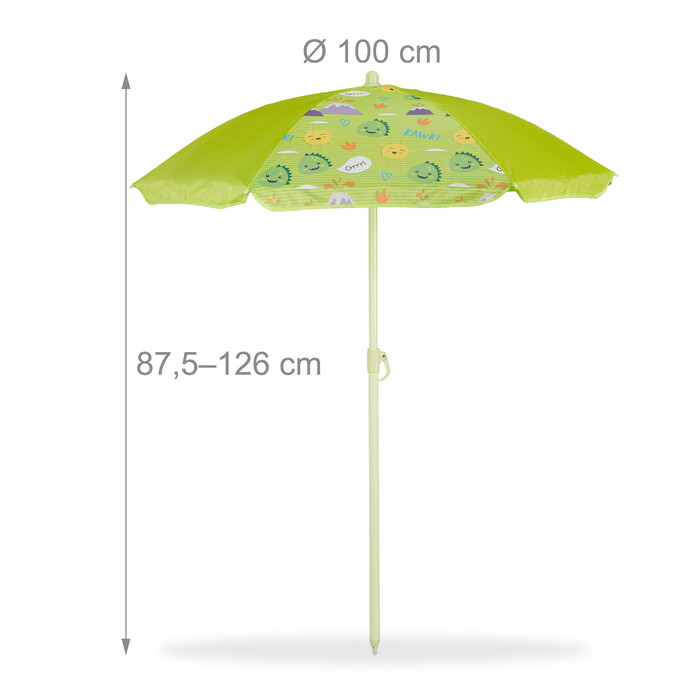 Relaxdays Camping Kids Seating Set with Umbrella