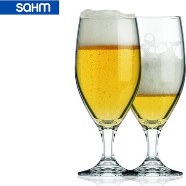 Набір склянок для пива Sahm Vienna Pokal 0,3 л (6 шт) - Pilsner/Craft Beer - для мийки в посудомийній машині