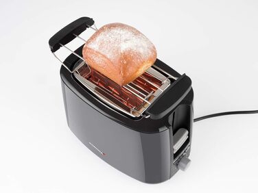 Тостер Korona 21133 зелений - 2 відділення, 750 Вт, з підставою для бургерів, функції розморожування та підігріву