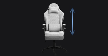 Ігрове крісло Delagear G 404, сіре, тканинне