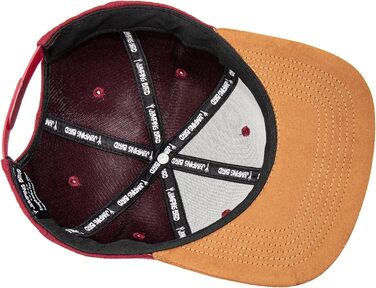 Кепка бейсболка Jumping Bird • Змінна регулювання • Фетровий матеріал • Унісекс • Темно-червоний колір