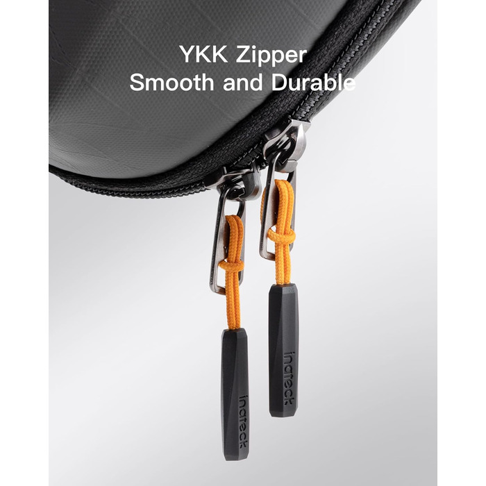 Inateck Electronics Case, Water-Resistant Accessory Bag, USB Cable Gadget Organizer Bag, Travel-Friendly