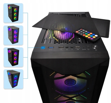 Корпус OYAKA FT-G2-1 Midi Tower, чорний