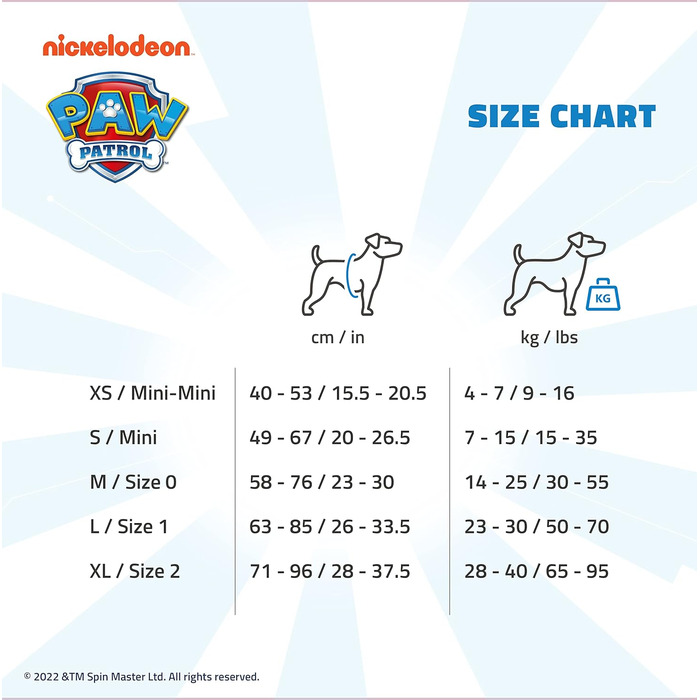 Нашийник для собак Paw Patrol JK9, розмір XS/Mini-Mini, Чейз