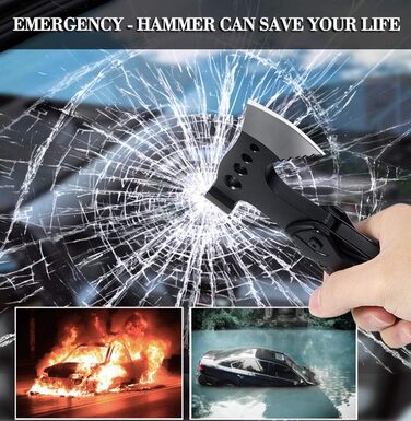 Мультитул 33 в 1 для чоловіків: сокира, молоток, плоскогубці, ніж, викрутки. Ідеальний для кемпінгу, надзвичайних ситуацій та виживання на природі