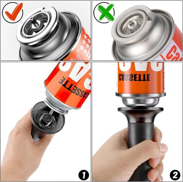 Фламбер (Royouzi) з блокуванням безпеки: регульований, наповнюваний, для приготування Crème brûlée, грилю, приготування їжі, кемпінгу