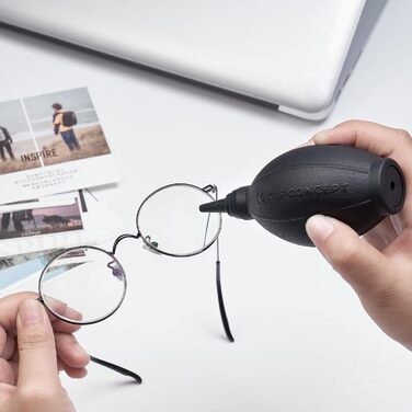 Набір для чищення оптики K&F Concept 15-в-1: лінзи, об'єктиви, сенсори. З рідиною для чищення, Lenspen, Blasebalg, мікрофіброю та серветками.