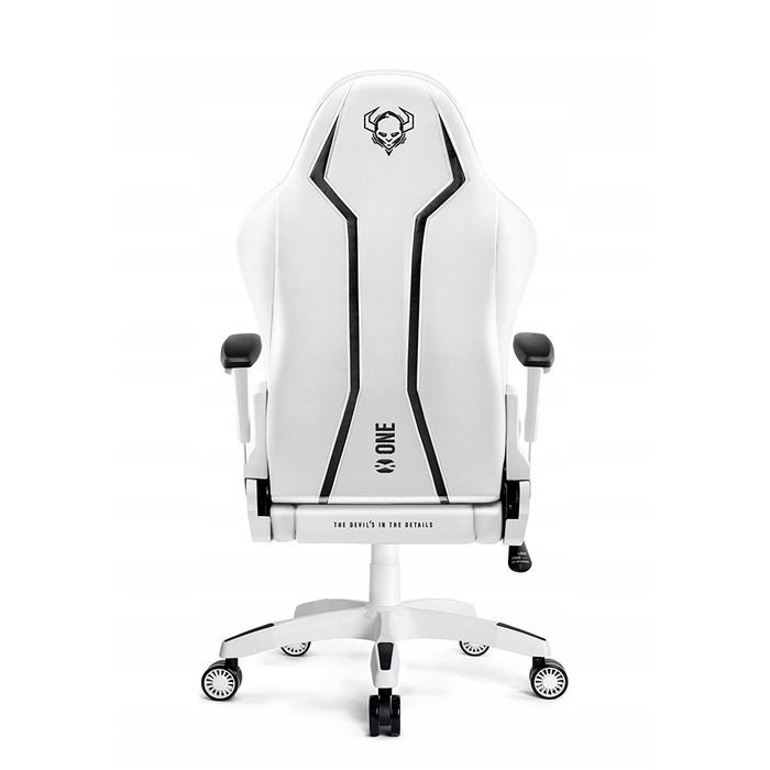 Ігрове крісло Diablo Chairs X-One 2.0, екошкіра, біле