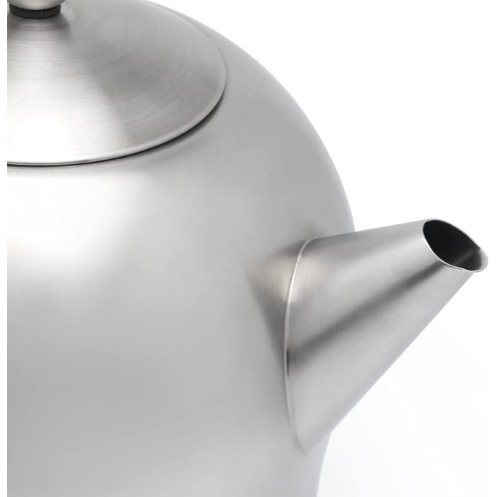 Bredemeijer small, round double-walled stainless steel teapot, 0.5 Liter