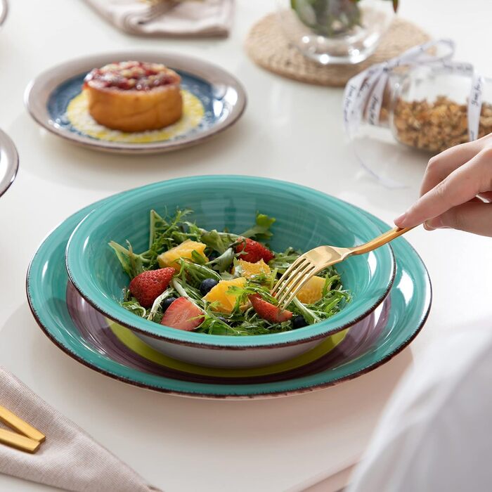 Сервіз столовий керамічний ARCO 36-ти частинний, вінтажний, на 12 осіб, стиль 