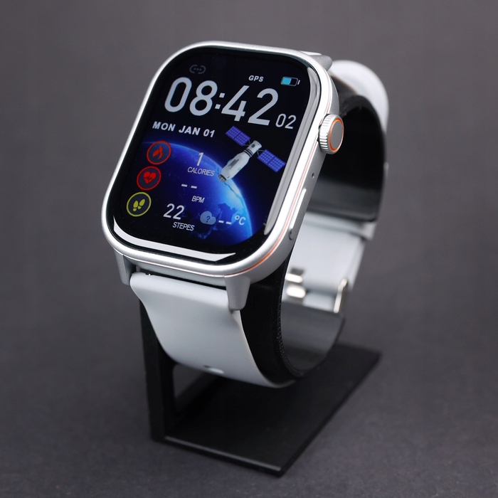 Жіночий смартгодинник JG Smart QX17 з GPS, сріблястий