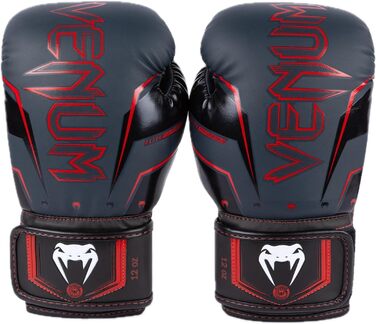 Боксерські рукавички Venum Elite Evo (Морський, Чорний, Червоний, 14 Oz)