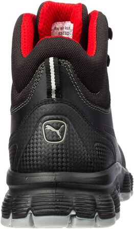 Робоче взуття PUMA SAFETY CONDOR MID S3 ESD SRC - чоловічі чорні робочі черевики з металевим носком та захистом від проколів