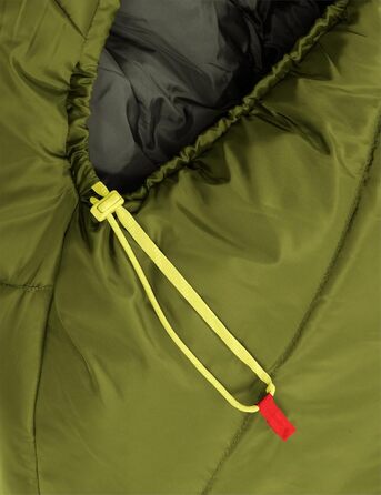 Спальний мішок VAUDE Sioux 800 II Blu: дихаючий, 3-сезонний, 2°C – 8°C, компактний, 220x80 см, для кемпінгу (внутрішній та зовнішній)