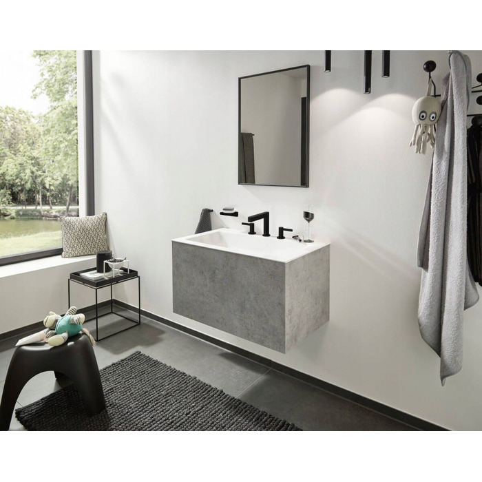 Настінна мильниця Hansgrohe ADDSTORIS, білий/чорний, кераміка