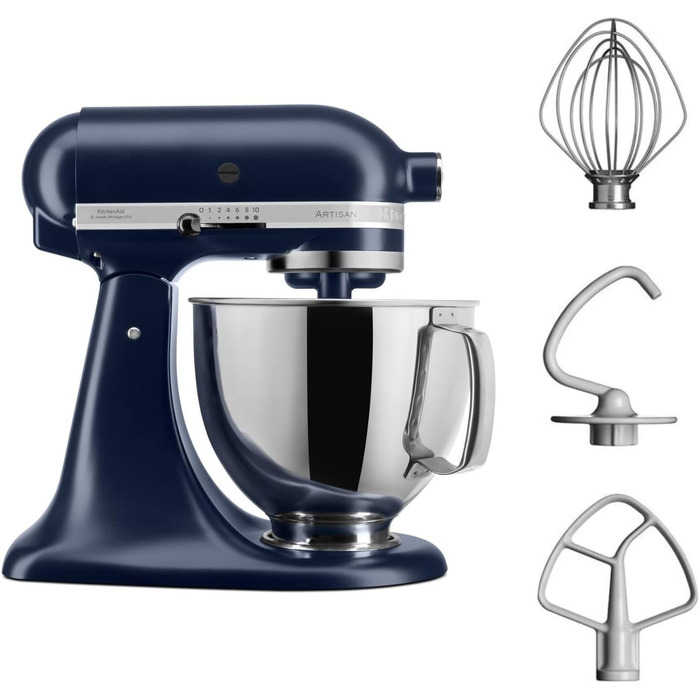 Кухонна машина KitchenAid Artisan з чашею 4,7 л, колір Ink Blue (темно-синій)