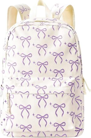 Жіночий рюкзак для ноутбука та школи, легкий та стильний (фіолетовий)