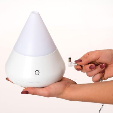 Дифузор Aroma від Pajoma, ультразвуковий зволожувач повітря з LED-підсвіткою, аромадифузор (чорний)