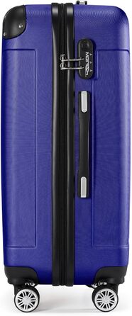 Набір валіз Merish 3 шт. з жорстким корпусом та подвійними колесами, 9 кольорів (чорний, синій, XL)