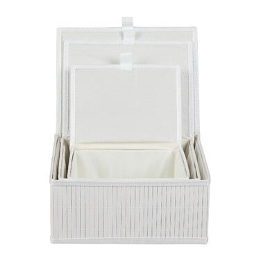 Relaxdays Storage Baskets - Set of 3