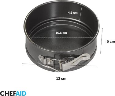 Форма для випічки тортів Chef Aid, кругла, знімний дно, антипригарне покриття, 23 см, для тортів та випічки