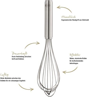 Міксер RÖSLE Classic з нержавіючої сталі 18/10, професійний, 30 см, для кухні